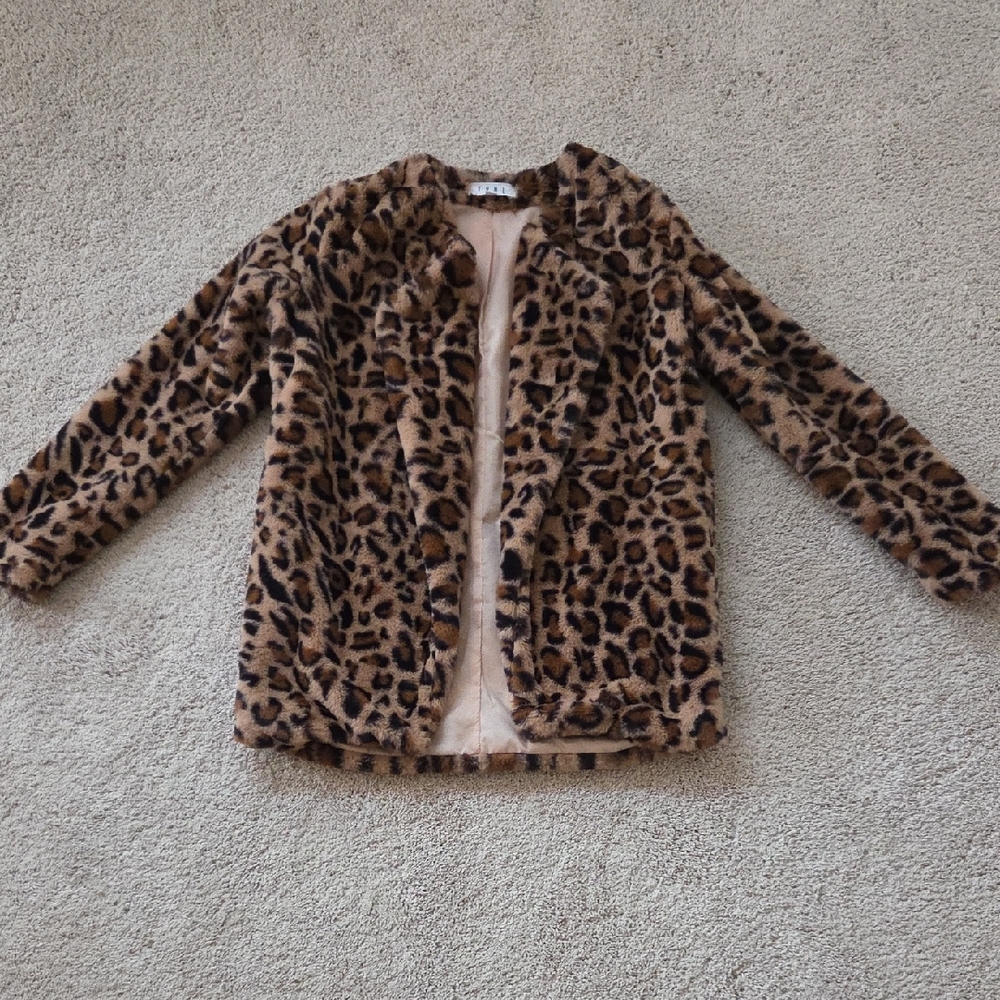 Thml Animal Print Teddy Jacket